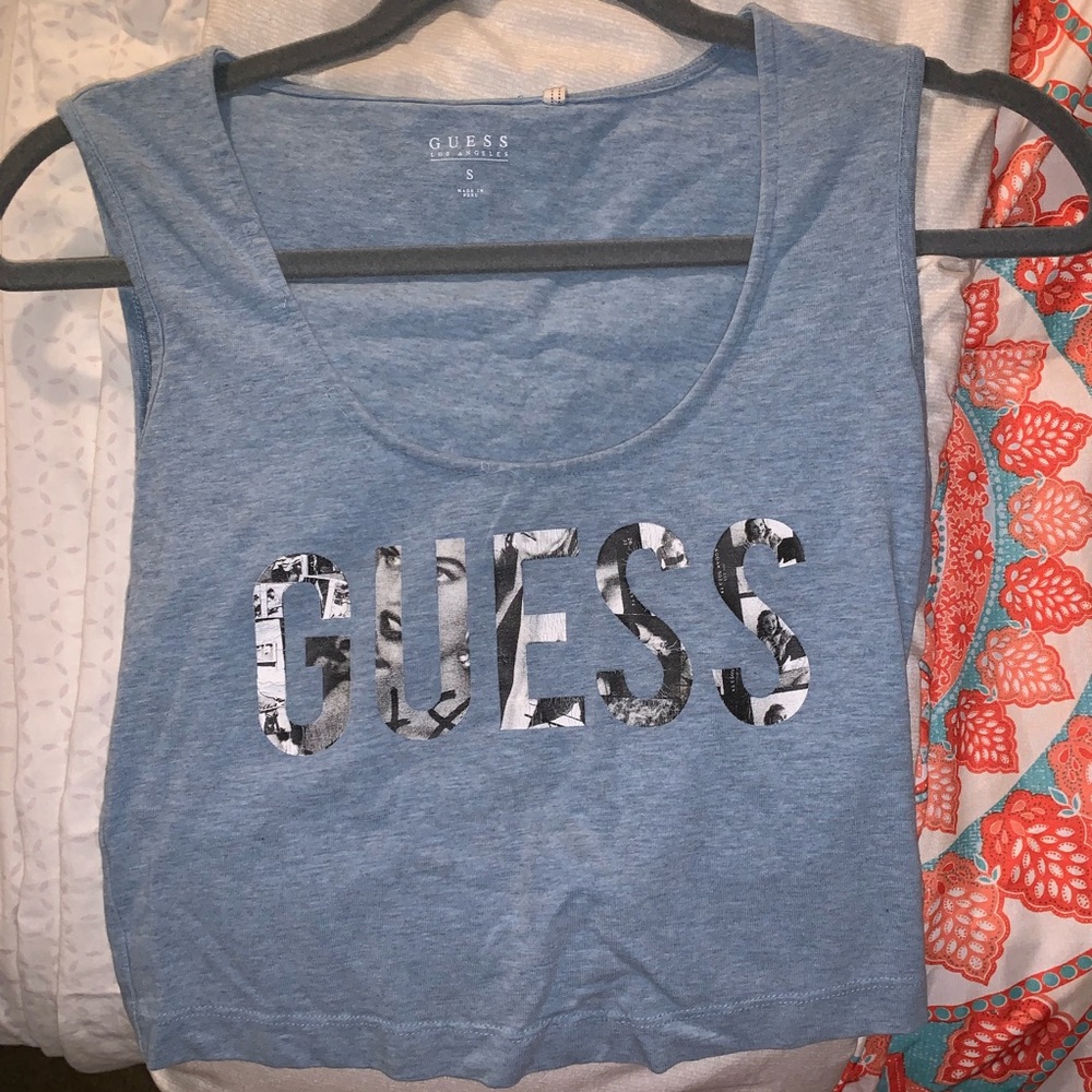 guess crop top size small